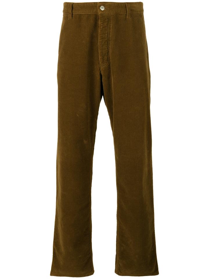 Ami Alexandre Mattiussi - Large Fit Trousers - Men - Cotton - M, Brown, Cotton
