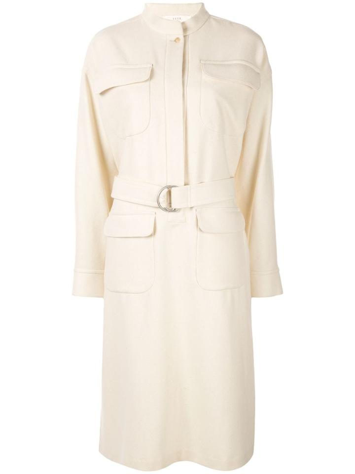 Seya. Belted Knit Dress - White