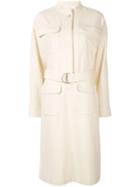 Seya. Belted Knit Dress - White