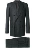 Tom Ford Pinstripe Two Piece Suit - Grey