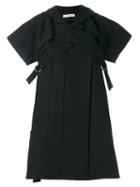 Paco Rabanne - Buckled Dress - Women - Cotton - 38, Black, Cotton