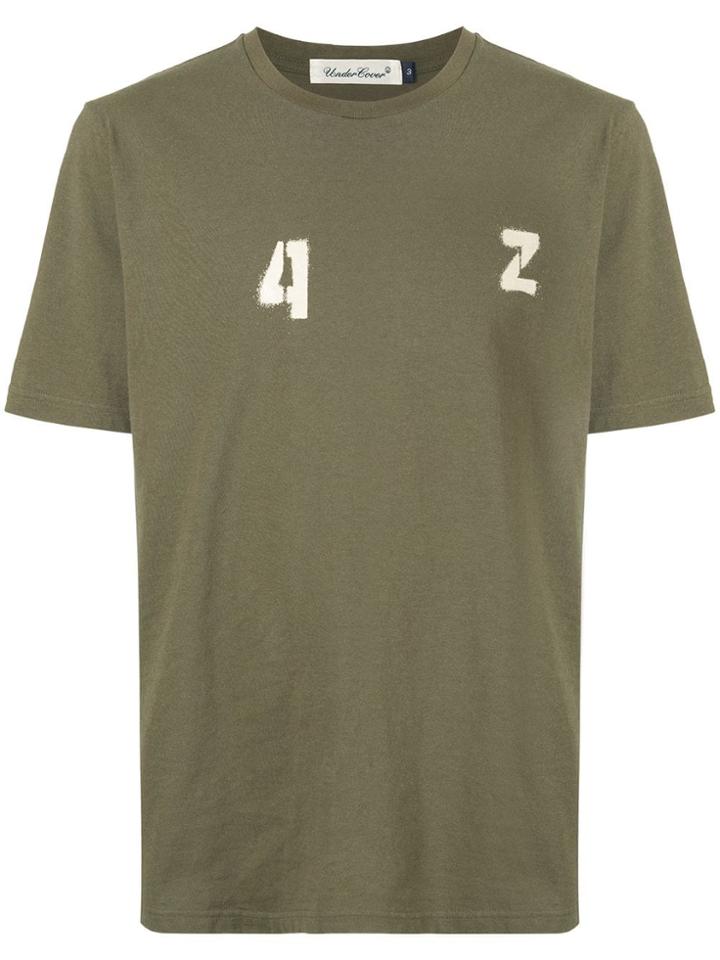 Undercover Printed Detail T-shirt - Green