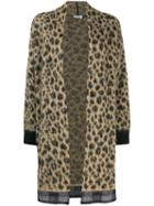 Liu Jo Animal Print Cardigan - Neutrals