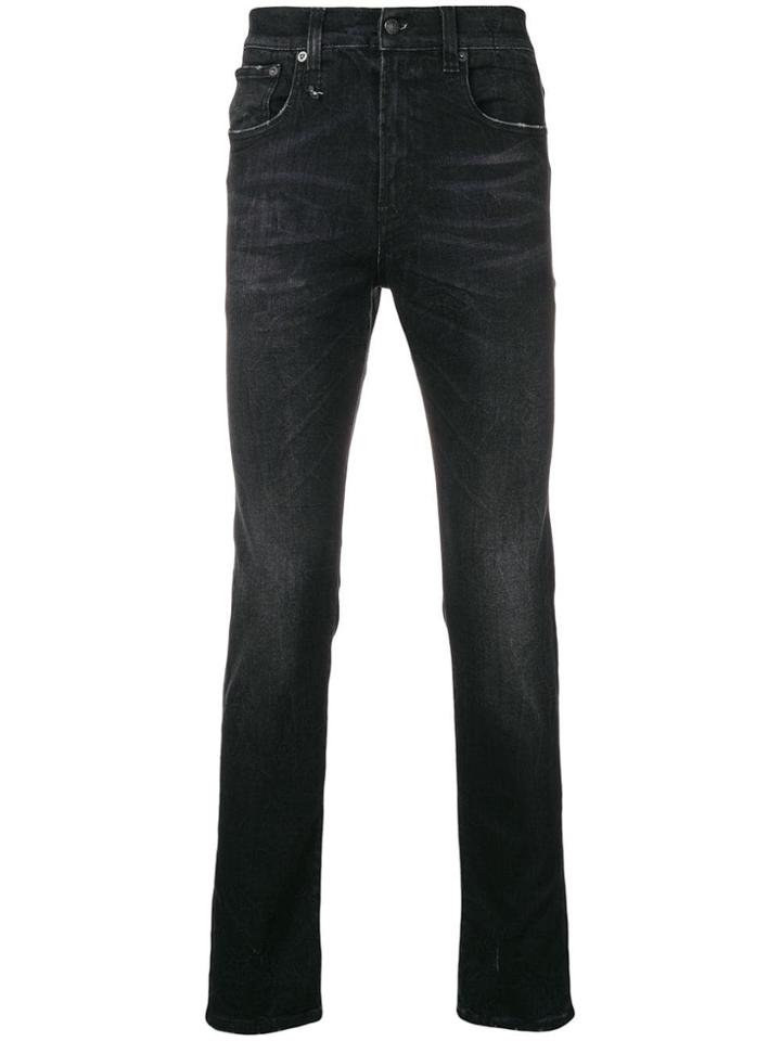 R13 Skate Slim-fit Jeans - Black