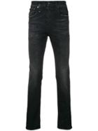R13 Skate Slim-fit Jeans - Black