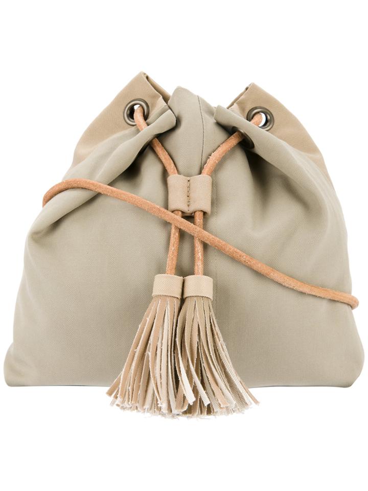 Waccowacco Drawstring Hobo Bag - Nude & Neutrals