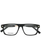Dsquared2 Eyewear Rectangular Optical Glasses - Black
