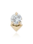 Lizzie Mandler Fine Jewelry 18k Gold And Diamond Spike Stud - Metallic