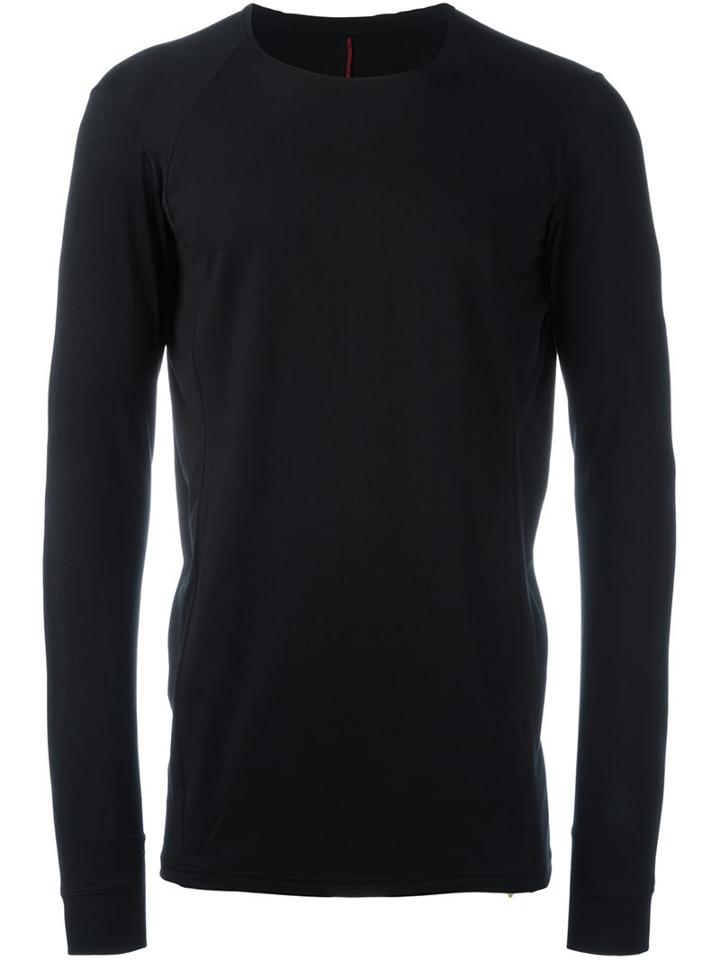 Devoa Longsleeved T-shirt, Men's, Size: 4, Black, Cotton