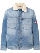 Tommy Jeans Shearling Collar Jacket - Blue