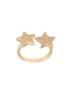 Alinka 'stasia' Double Star Diamond Ring, Women's, Size: K, Metallic