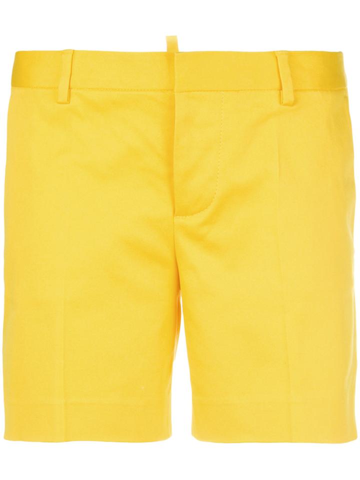 Dsquared2 Tailored Shorts - Yellow & Orange
