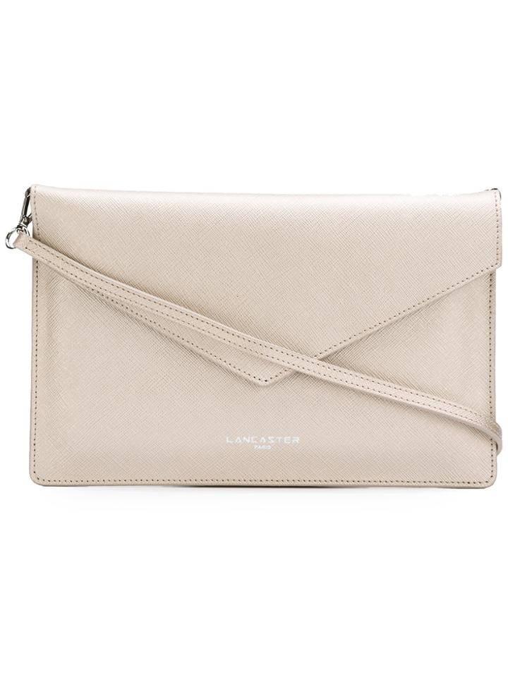 Lancaster Textured Clutch Bag - Nude & Neutrals