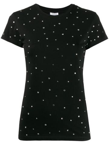 P.a.r.o.s.h. Crystal Studded T-shirt - Black