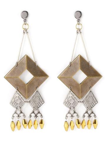 Emannuelle Junqueira Geometric Applique Earring