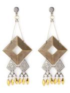 Emannuelle Junqueira Geometric Applique Earring