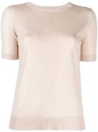 Max Mara Studio Just Knitted Top - Neutrals