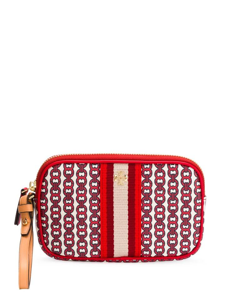 Tory Burch Gemini Link Wristlet - Red