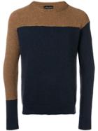 Roberto Collina Colour Block Sweater - Blue