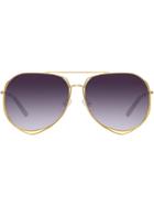 Linda Farrow Matthew Williamson Sunglasses - Gold