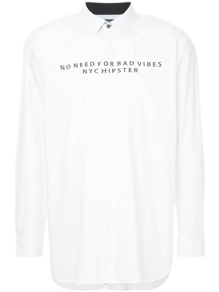 Guild Prime Bad Vibes Embroidered Shirt - White