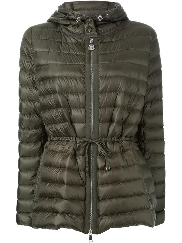 Moncler Raie Puffer Jacket, Women's, Size: 3, Green, Nylon/goose Down/feather
