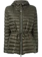 Moncler Raie Puffer Jacket, Women's, Size: 3, Green, Nylon/goose Down/feather