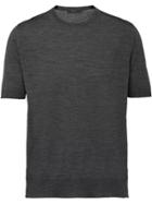 Prada Knit Crew Neck T-shirt - Grey