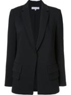 Nellie Partow 'mabel' Jacket, Women's, Size: 6, Black, Silk/spandex/elastane/virgin Wool/meryl