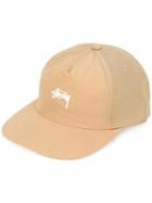 Stussy Logo Embossed Cap, Men's, Nude/neutrals, Nylon