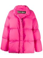 Ienki Ienki Logo Patch Padded Jacket - Pink