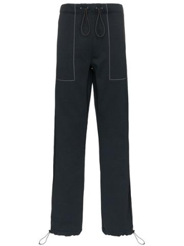 Portvel Drawstring Sweatpants - Black