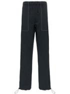 Portvel Drawstring Sweatpants - Black