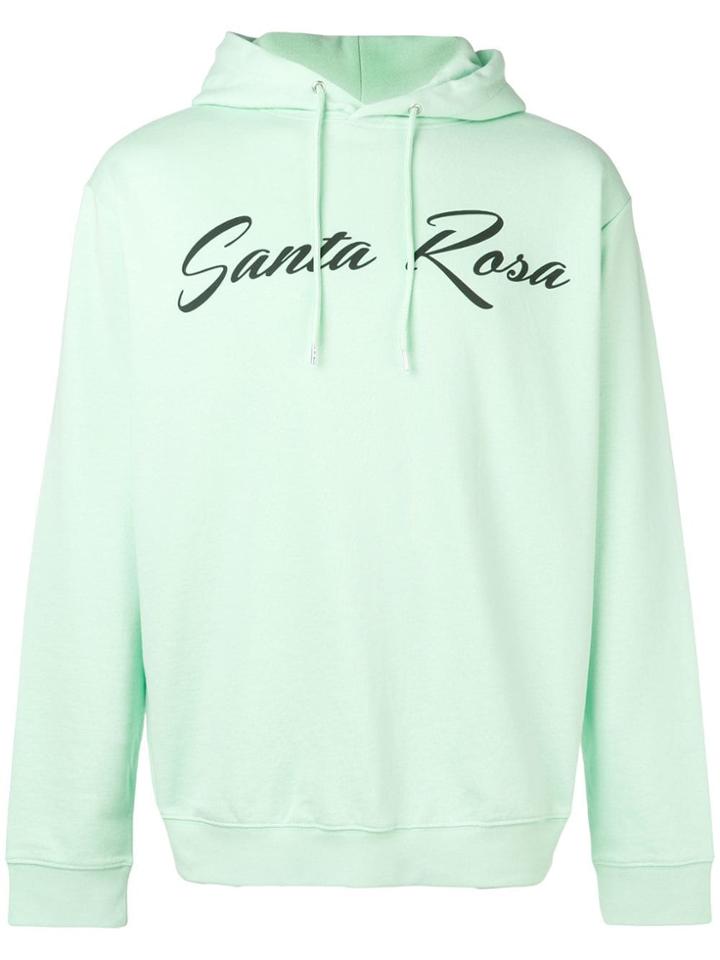 Mcq Alexander Mcqueen Slogan Hooded Sweatshirt - Green