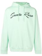 Mcq Alexander Mcqueen Slogan Hooded Sweatshirt - Green