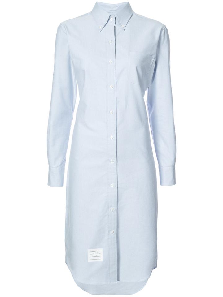 Thom Browne Midi Shirt Dress - Blue
