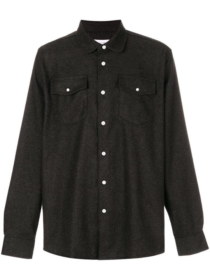 Soulland Chest Pockets Shirt - Grey