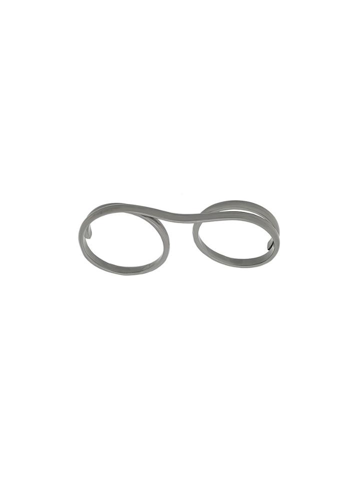 Federica Tosi Double Basic Ring - Metallic