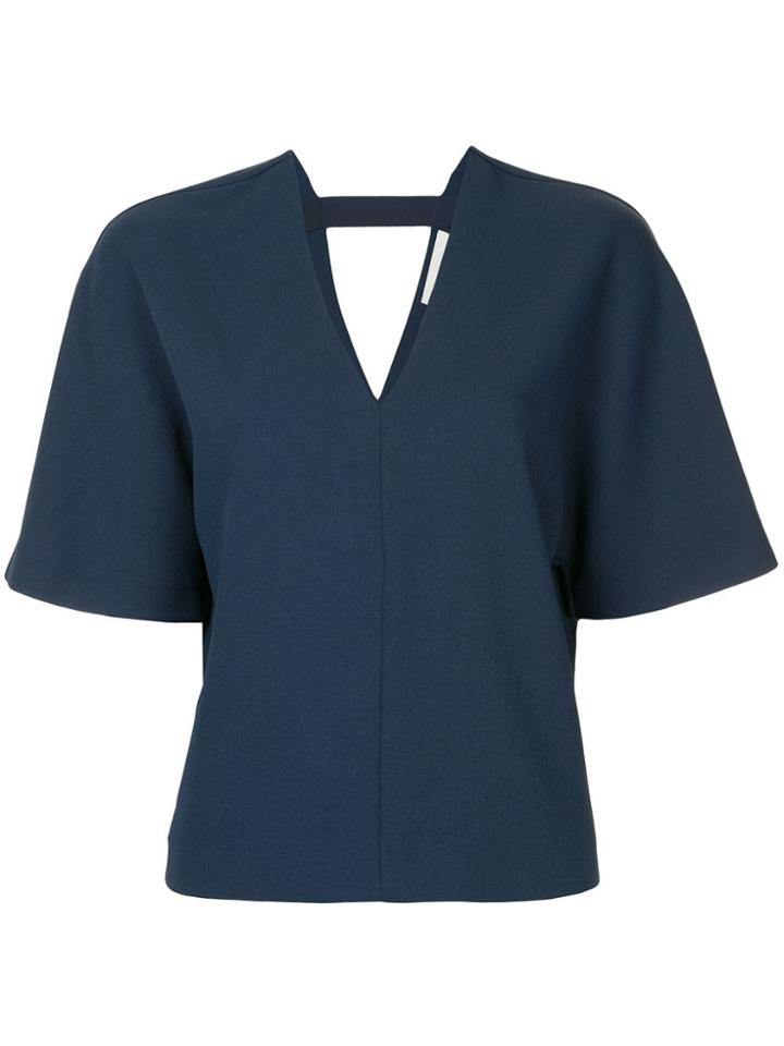 Dion Lee V-neck Top - Blue