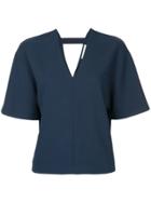 Dion Lee V-neck Top - Blue