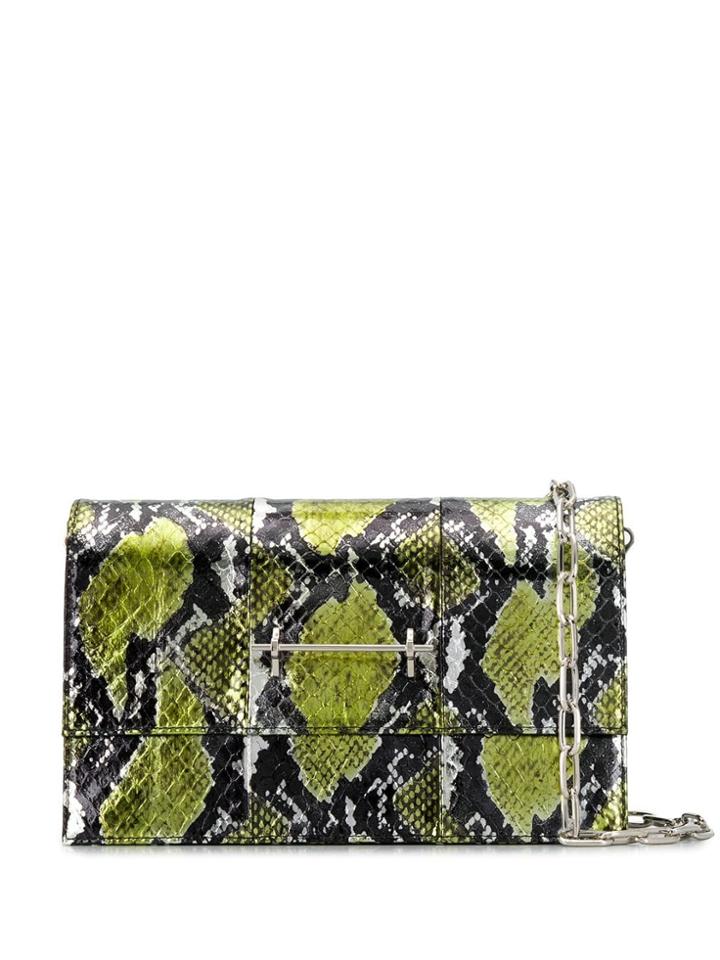 M2malletier Lack Met Shoulder Bag - Green