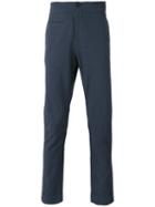 Hannes Roether - Straight Cut Trousers - Men - Cotton/spandex/elastane - M, Blue, Cotton/spandex/elastane
