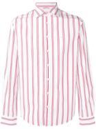 Sun 68 Striped Shirt - White