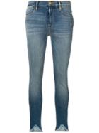 Frame Frayed Skinny Jeans - Blue
