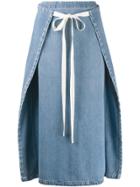 Mm6 Maison Margiela Dual-wear Denim Skirt - Blue