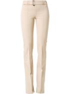 Gloria Coelho - Straight Trousers - Women - Polyamide/spandex/elastane - Pp, Nude/neutrals, Polyamide/spandex/elastane