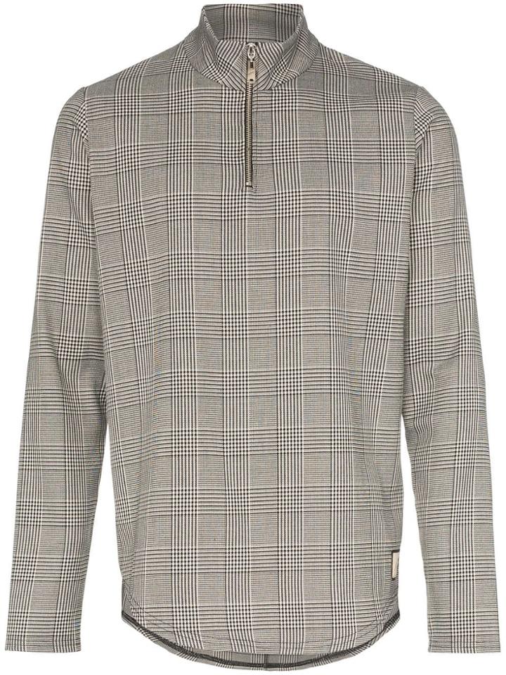 Prévu Silvertone Zipped T-shirt - White