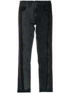 Rag & Bone /jean Two Tone Cropped Jeans - Black