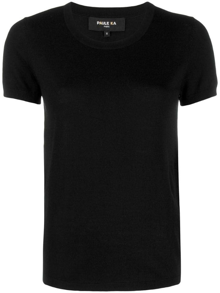 Paule Ka Knitted T-shirt - Black
