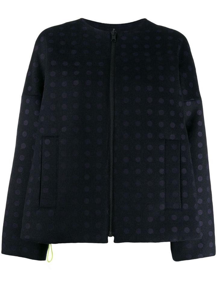 Rohka Dotted Print Jacket - Blue